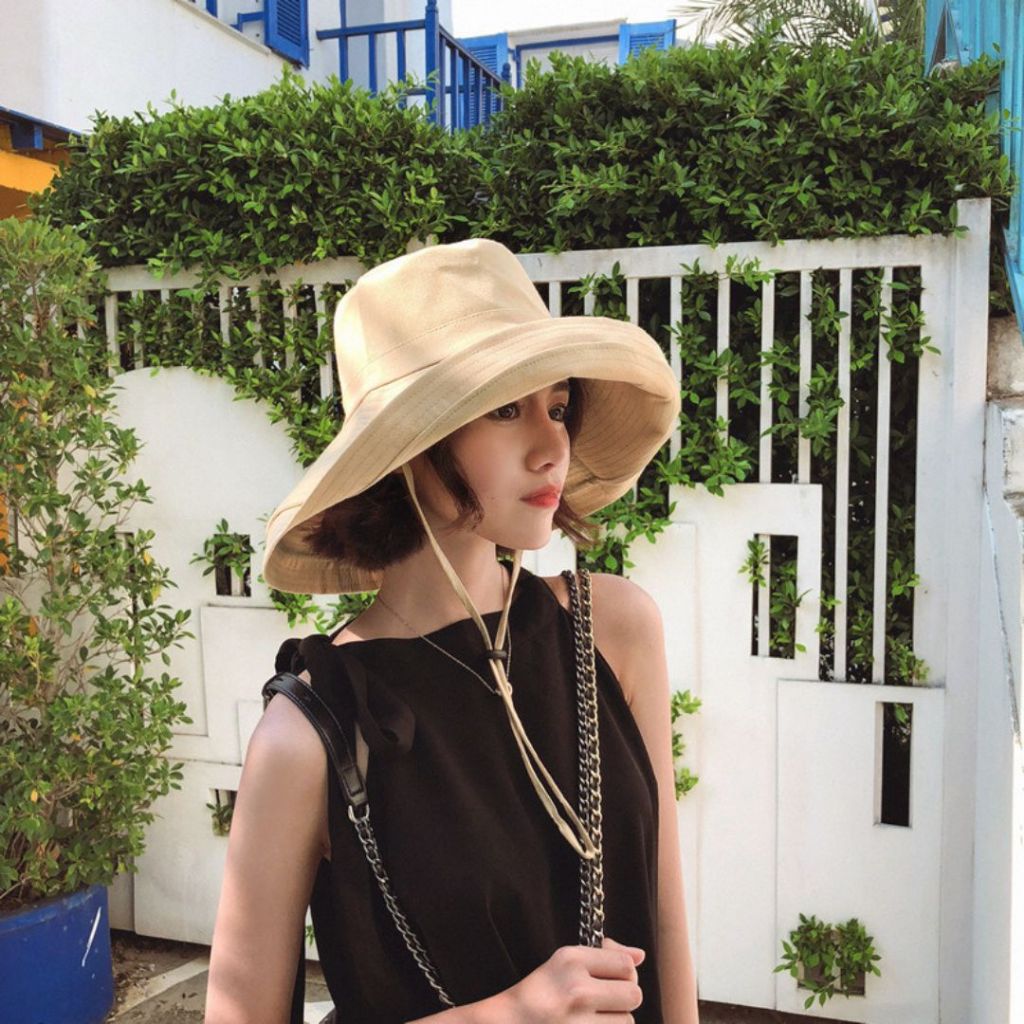 หมวกกันยูวี UV Protection Hat  พับปีกได้ ปีกหมวกกว้าง 13 CM