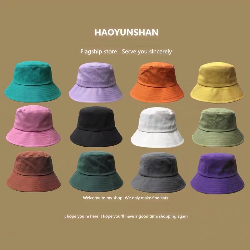 หมวกชาวประมง 10 สี หมวกกันแดดกันลม สไตล์เกาหลี แฟชั่น เทรนด์