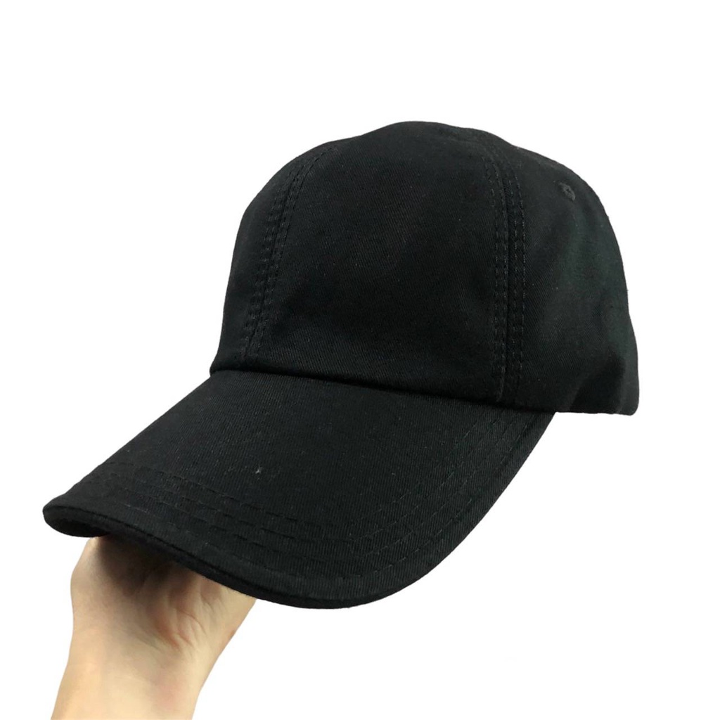 หมวกแก๊ป   cap ใส่สบายมีระบายอากาศ  กันแดด  Black Lover