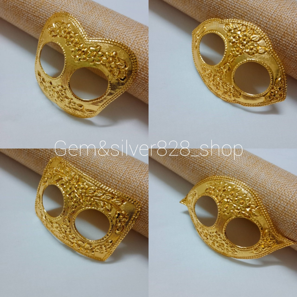 หัวหัดผ้าถุง สำหรับ รัดผ้า สีรมดำ/ทอง สินค้าพร้อมจัดส่งจากประเทศไทย