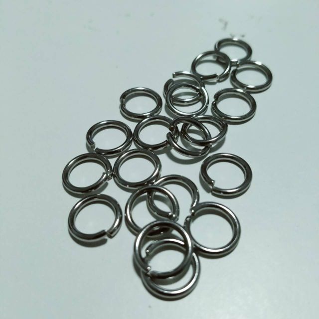 ห่วงสแตนเลส แท้ ขนาด 11mm. ชุดละ 25 ห่วง สำหรับห้อยพระ จี้ ไม่ลอกไม่ดำ