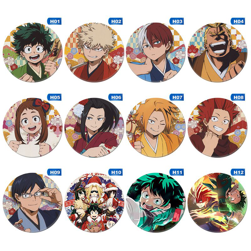 เข็มกลัดหมุด รูปการ์ตูน my hero academia