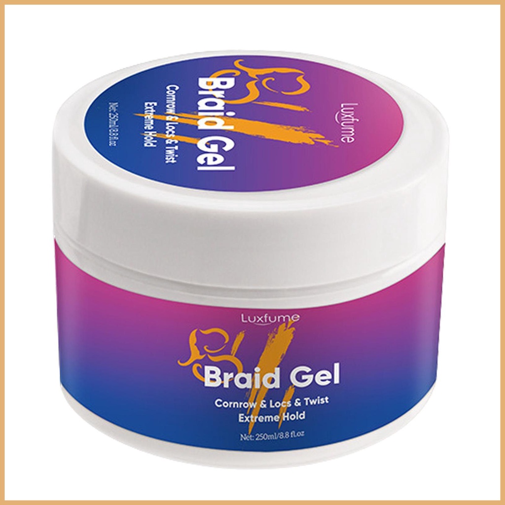 เจลหนีบผม จัดแต่งทรงผม 250 มล. สําหรับ Braiders Control Edge & Frizz joltth