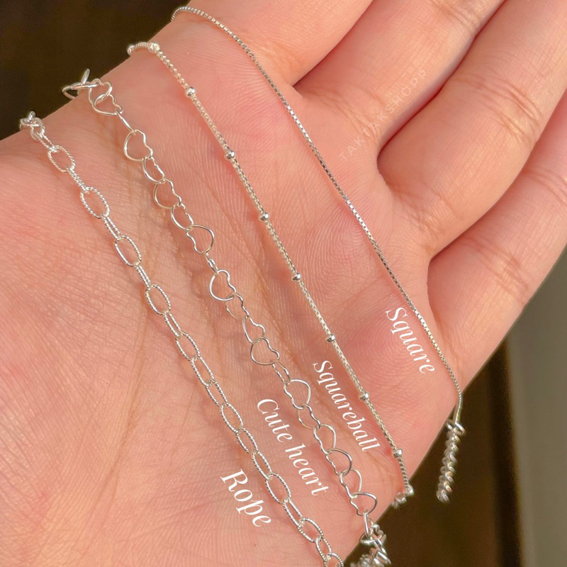 (เฉพาะข้อมือ)Bracelet S925 | ข้อมือเงินแท้92.5%