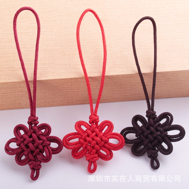 เชือกหยกจีน สีแดง สําหรับแขวนตกแต่งรถยนต์ DIY 1 ชิ้น