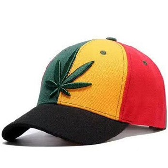 เบสบอลหมวกแฟชั่นสีสัน Maple Leaf cap
