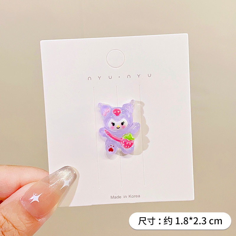 เรซิ่น diy แผ่นกาวเรซิ่น ลายการ์ตูนซานริโอ้ diy สําหรับติดตกแต่งโทรศัพท์มือถือ