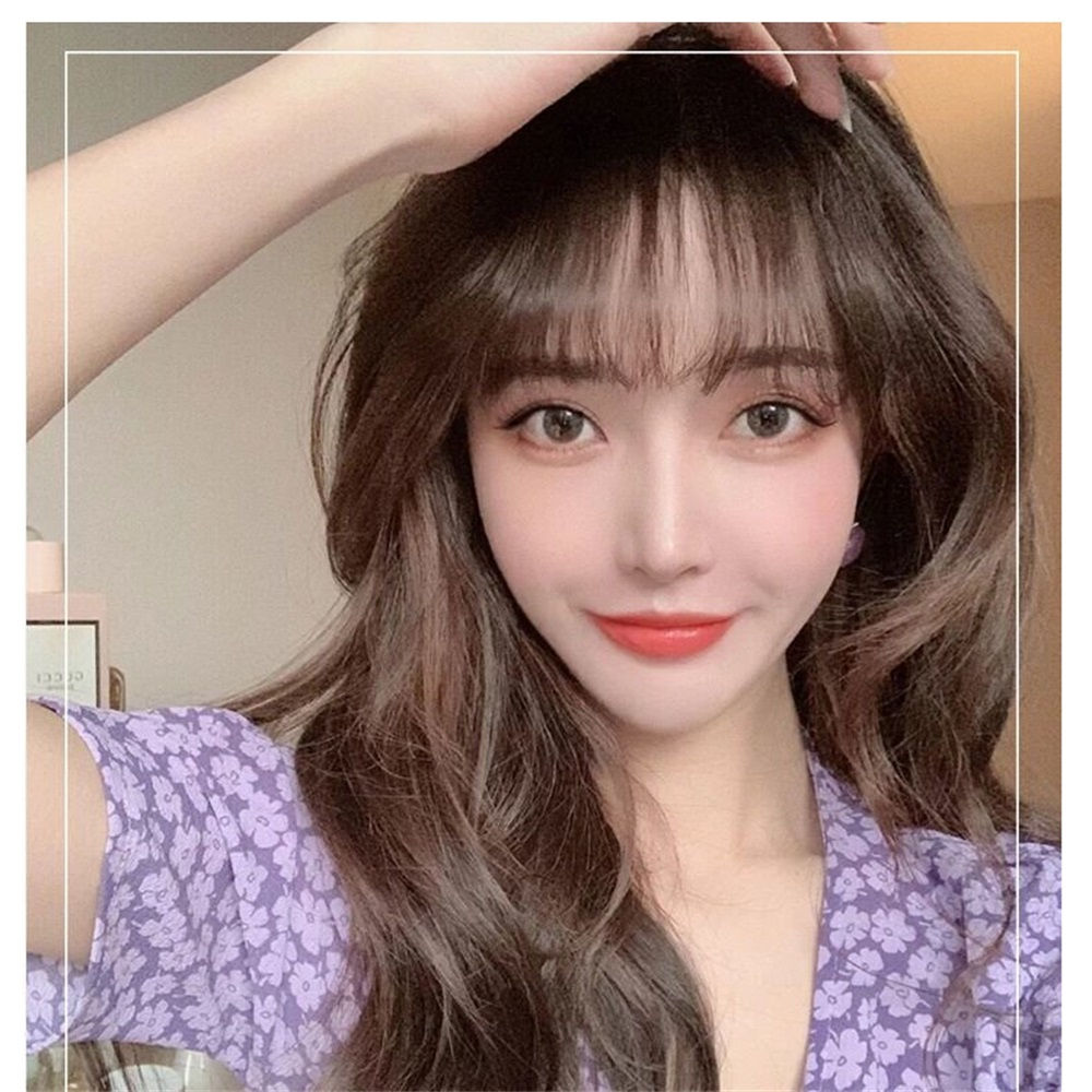 แผ่นต่อผมคลื่นน้ํา ขนาด 35 ซม. ที่มองไม่เห็น สําหรับปิดผมหงอก