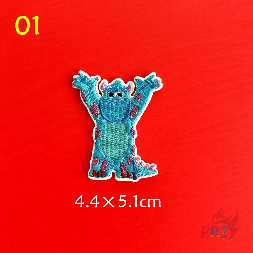 แผ่นป้ายการ์ตูน ลาย Disney: Monsters, Inc. - Series 03 สำหรับติดตกแต่งเสื้อผ้า