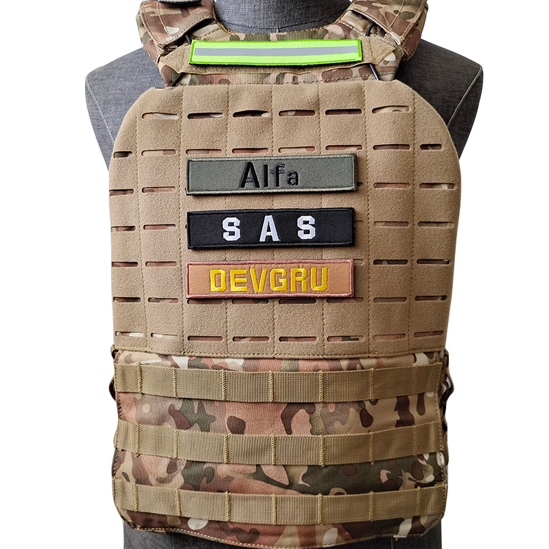 แผ่นแพทช์สติกเกอร์ ปักลาย Velcro สไตล์ทหาร สําหรับตกแต่งเสื้อผ้า