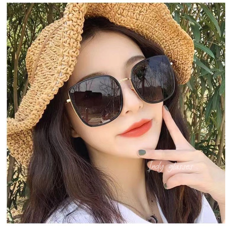 แว่นกันแดด งานนางฟ้า สวย หรู ดูแพง แว่นผู้หญิง งานสวยที่สุด (เกรดงานแพง) ส่งจากไทย   มี COD