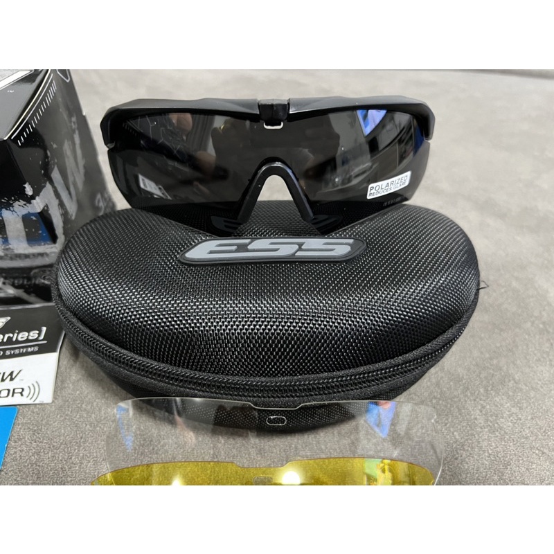 แว่นตาESS Crossbow แว่นตายุทธวิธี กรอบสีดำ มาพร้อมกรอบตัดแว่นสายตา เลนส์POLARIZED