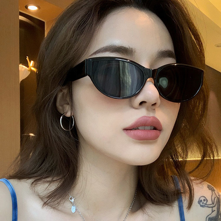 แว่นตากันแดด แฟชั่นสําหรับสตรี ขนาดเล็ก สไตล์ฮิปฮอปเรโทร
