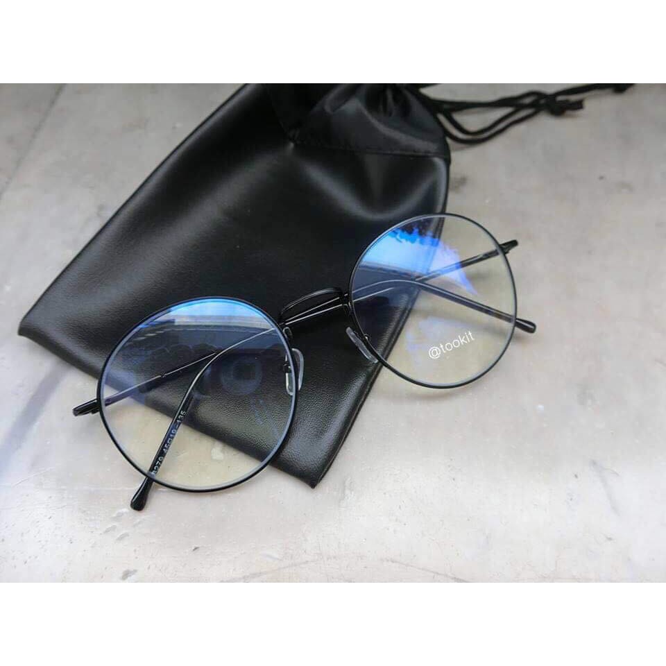 แว่นสายตาสั้น -50ถึง-400 กรองแสงสีฟ้าในตัว ( BLUE Block ) (แถมซองหนังใส่แว่นและผ้าเช็ดเลนส์)