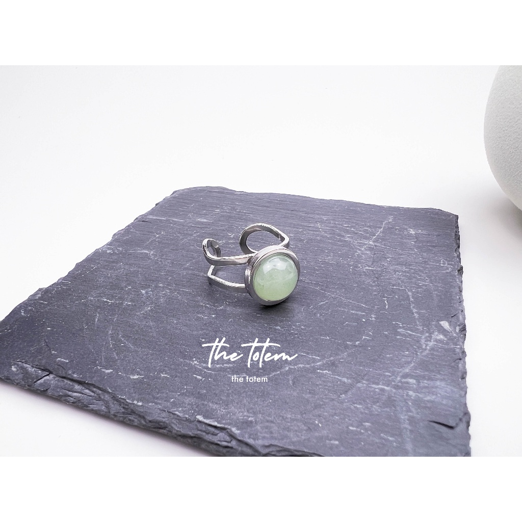 แหวน The Totem Green Aventurine Ring Ep06 ฟรีไซส์ Free Size ปรับขนาดเองได้