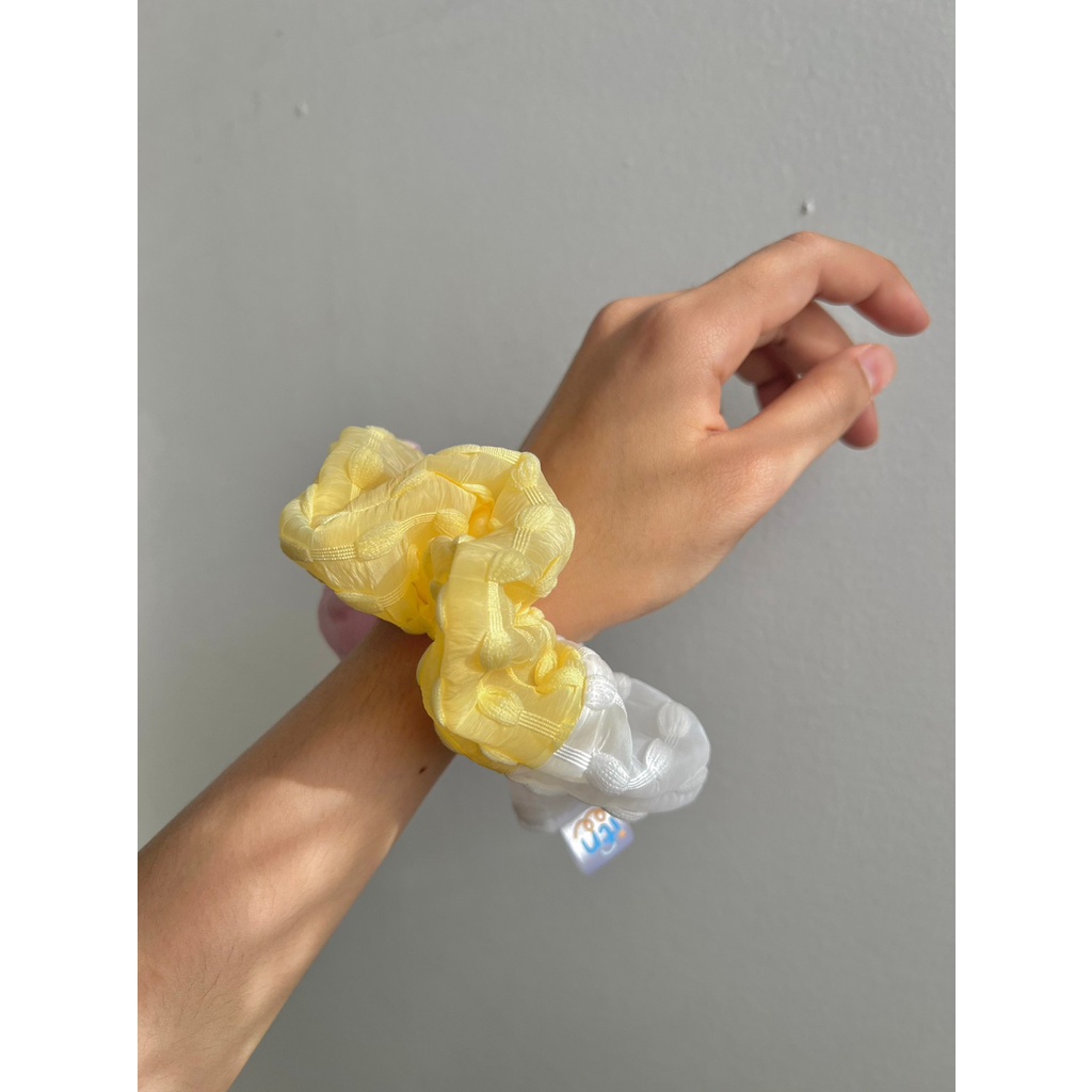 แฮนเมด   ไซส์ L  ยางรัดผมรุ่นหวานเย็น - Ice cream Donut scrunchies