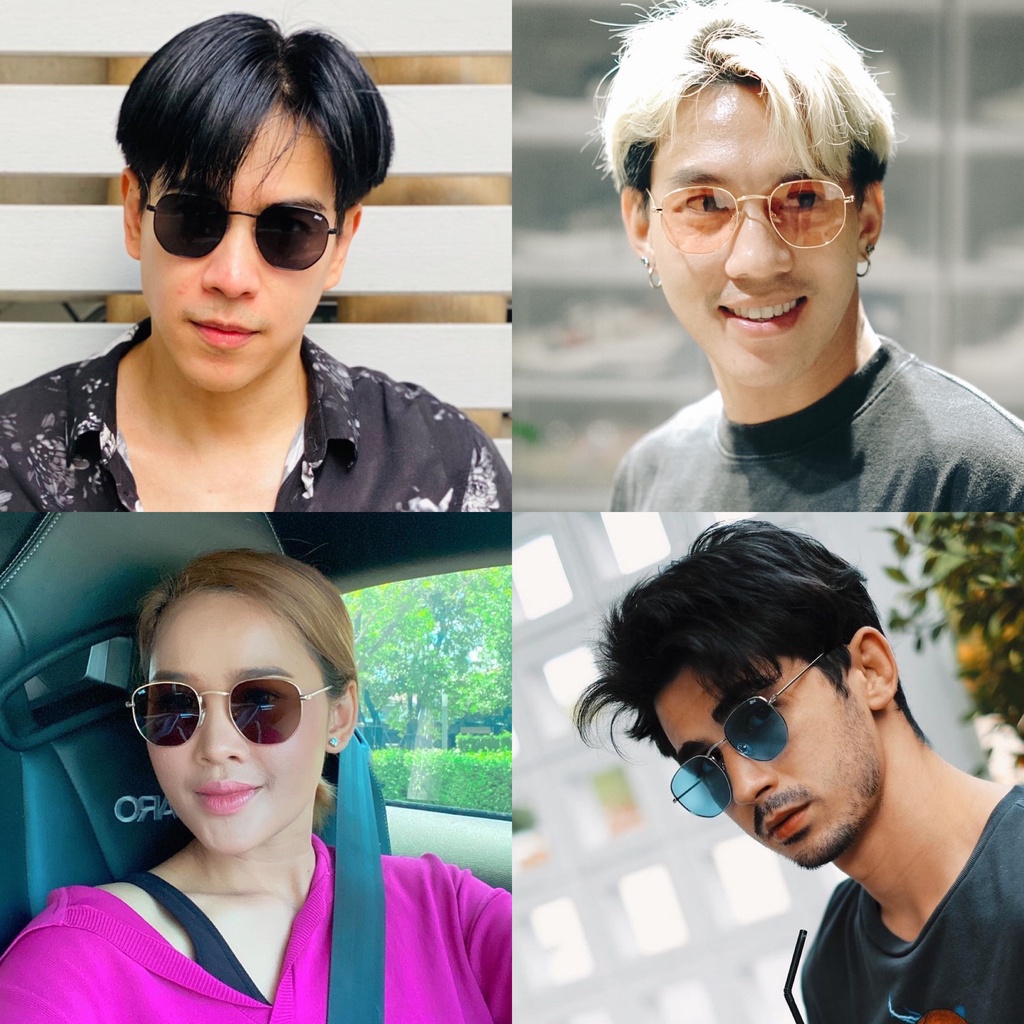 [โค้ด ZLWED ลด 10% <<] ZENT 8772 Spellbound แว่นกันแดด UV100% เลนส์ polarized ทรง 6 เหลี่ยม แถมซอง+ผ้าเช็ดแว่น