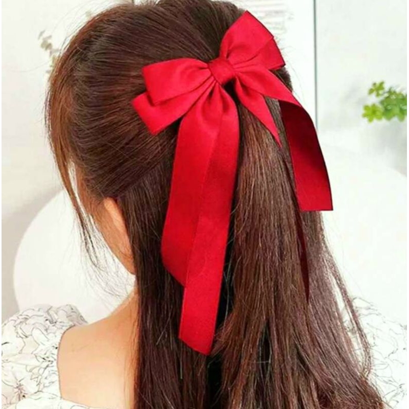 โบว์กิ๊บติดผม โบว์ริ้บบิ้น กิ๊บโบว์   มีหลายสี พร้อมส่ง