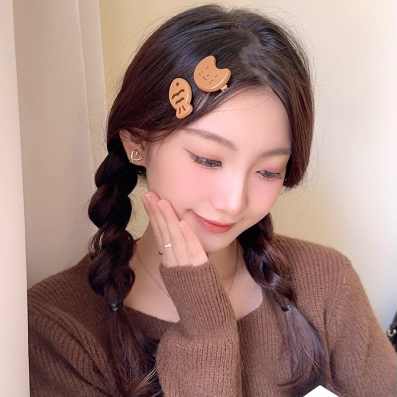 ใหม่ กิ๊บติดผมหน้าม้า ปลาน้อยน่ารัก เครื่องประดับผม แฟชั่นสําหรับผู้หญิง