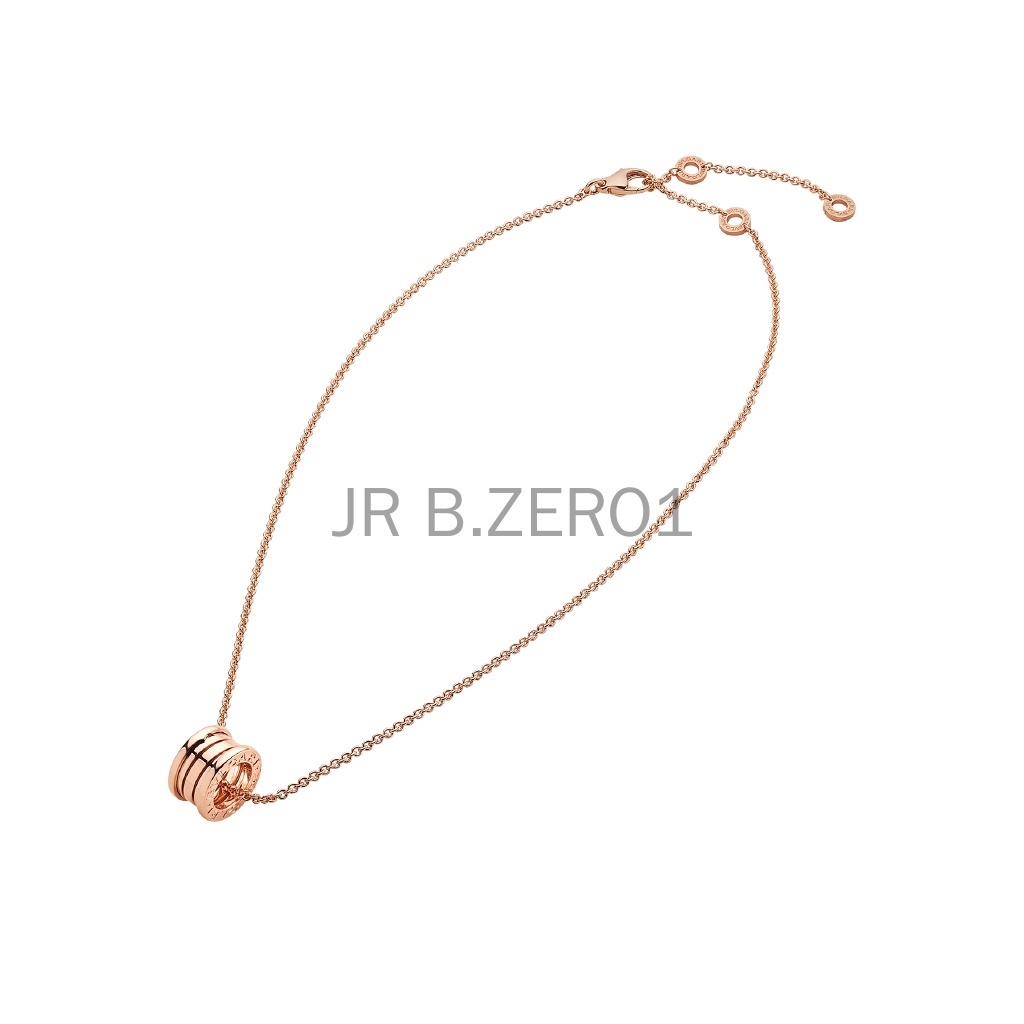ใหม่ ขายดี B.zero1 สร้อยคอ พร้อมจี้ ทรงกลม ขนาดเล็ก สีเหลือง ทอง 18kt สีโรสโกลด์ 18kt 2021