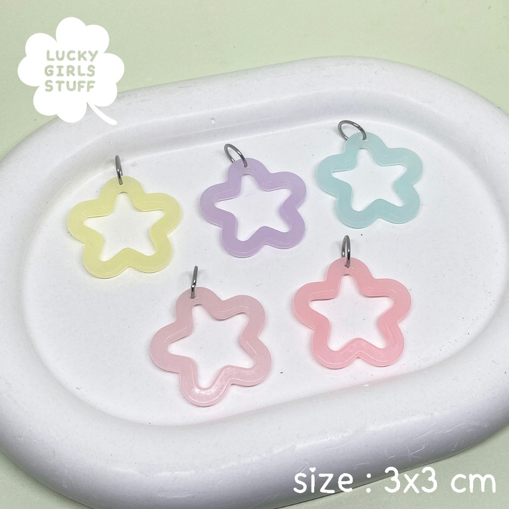★ Star charm จี้ห้อยดาว ★ (รบกวนไม่สั่งชิ้นเดียวนะคะ)