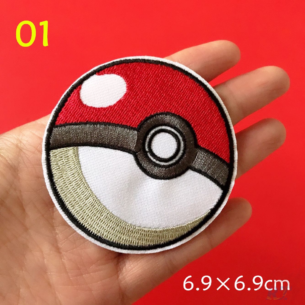 ☸ Anime：Pokemon Go - Pikachu Patch ☸ 1Pc Diy Sew on Iron on Badges Patches