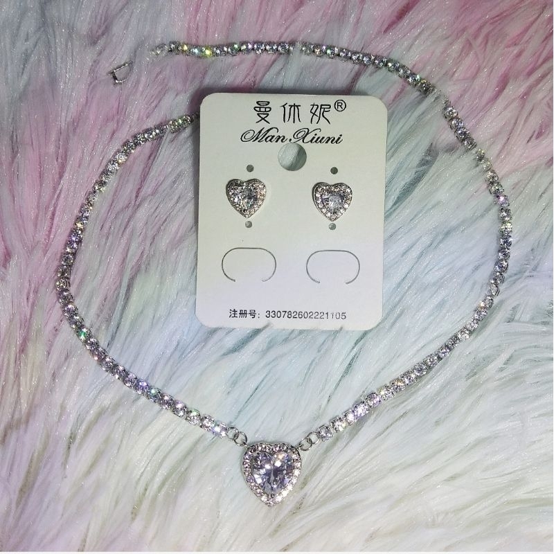 ⚡Sale⚡ ชุดเครื่องประดับเพชรCz