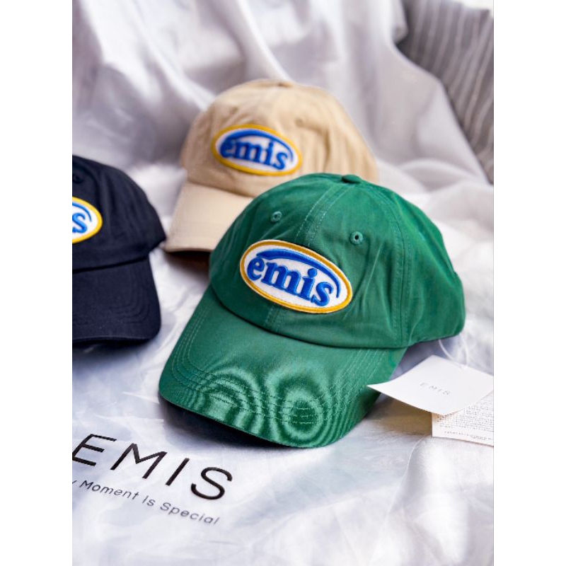 ✅พร้อมส่งในไทย⭐ หมวก Cap EMIS เลดี้ปรางหมวกแบรนด์เกาหลี