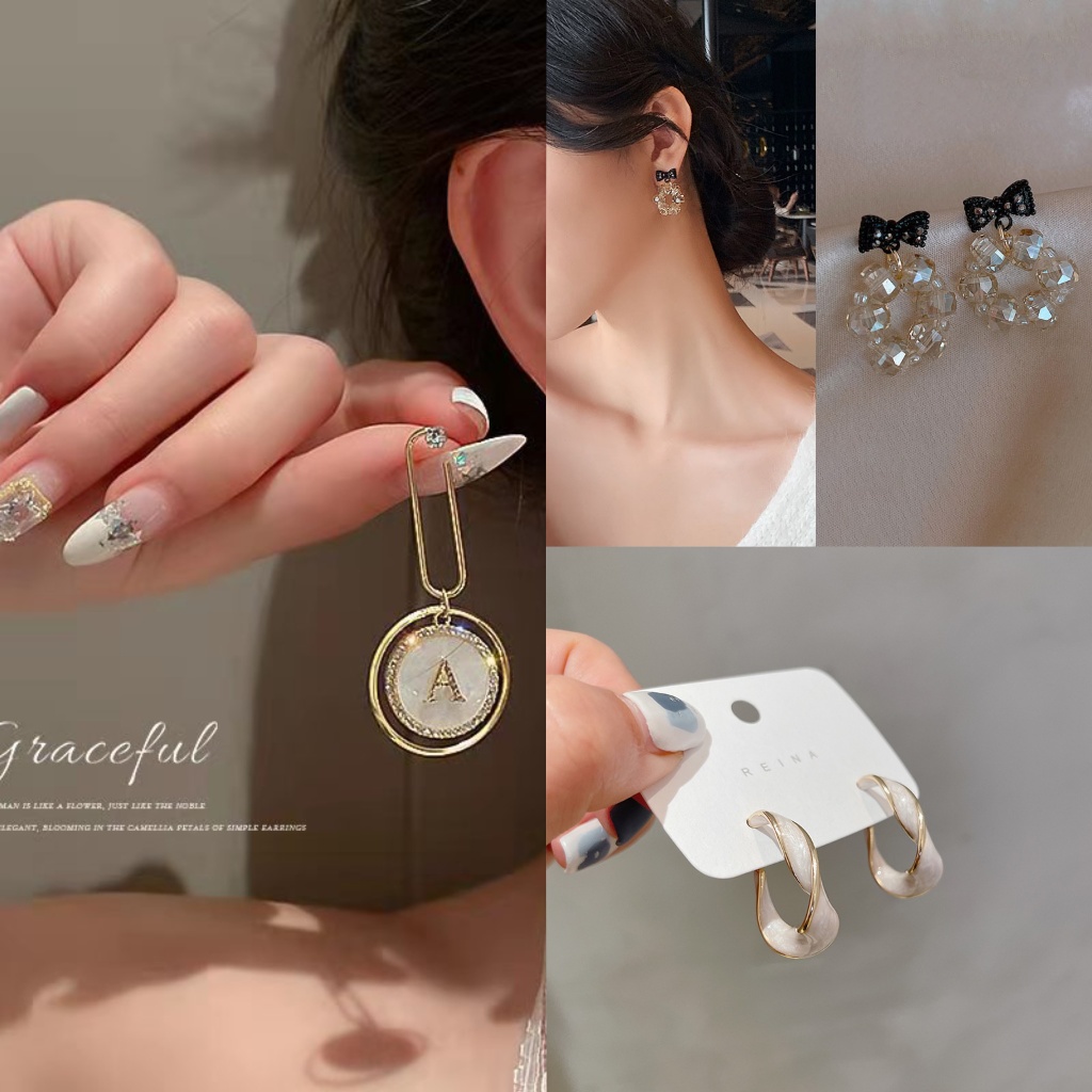❤ดูสิต่างหูเหล่านี้สวยมาก❤ ต่างหูใหม่ปี 2023 หลากหลายสไตล์ให้คุณเลือก