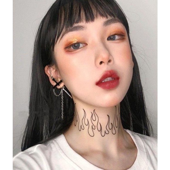 ➕ต่างหูสตั๊ดไม้กางเขนสีดำสไตล์สาวพังค์สวยดุดูดาร์คมาก
