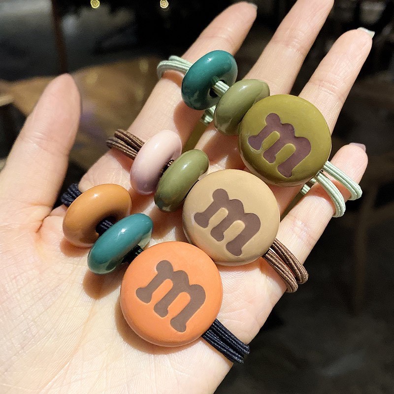 ⭕️ยางมัดผม ตัวM ยางรัดผมแฟชั่น พร้อมส่ง
