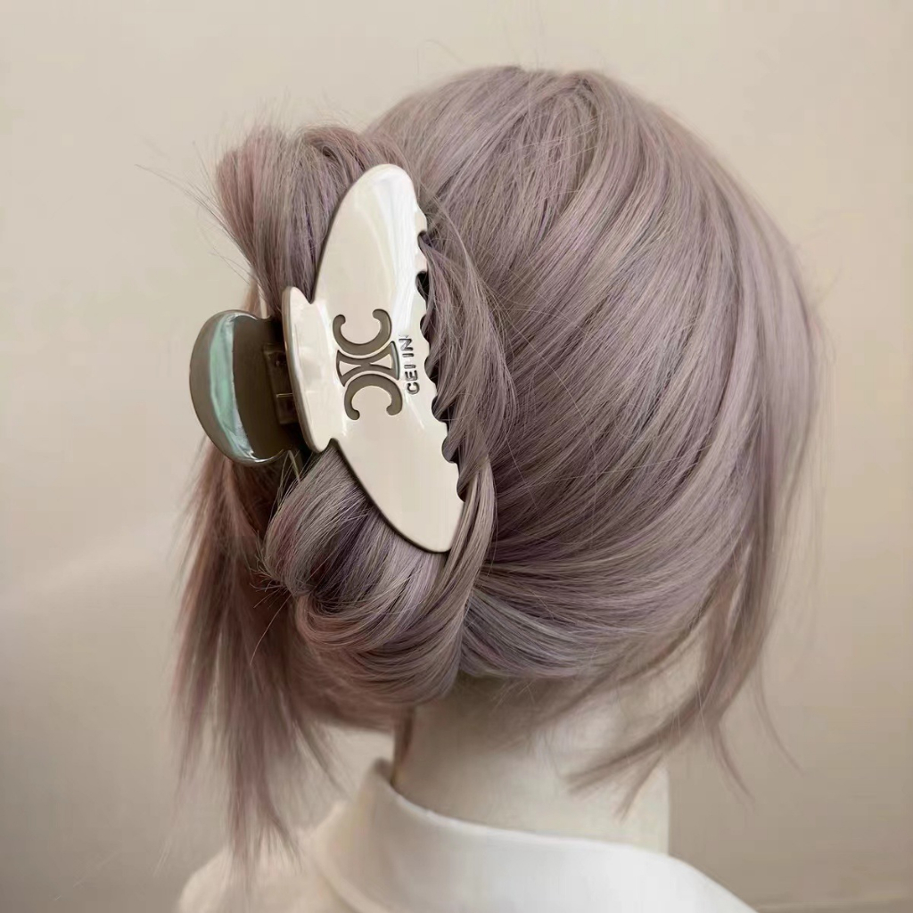 【 Magpie 】คลิปปลาฉลามอะซิเตทกิ๊บจดหมายเหมาะสำหรับหมวกผมของเด็กผู้หญิง