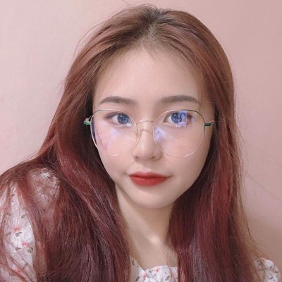 【Ready Stock】แว่นตากรอบโลหะทรงกลมป้องกันรังสีสไตล์เกาหลีสําหรับผู้หญิงและผู้ชาย