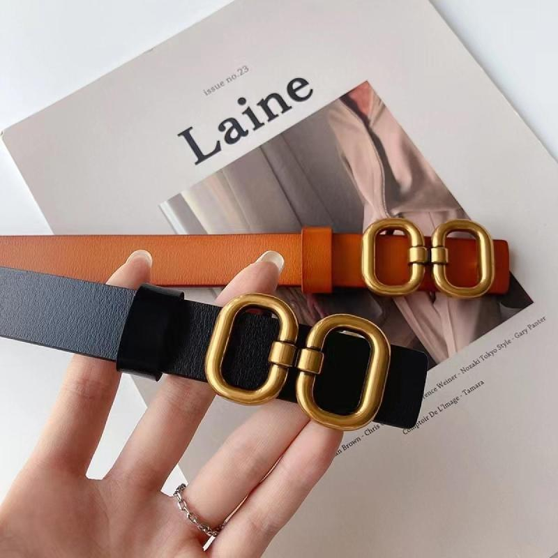 【พร้อมส่ง】เข็มขัดผู้หญิง/เข็มขัดแฟชั่น/เข็มขัดลำลอง 【ความกว้าง:2.5-3.5cm】-14