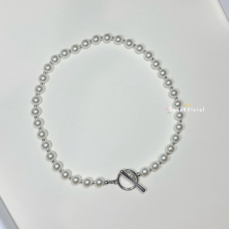꒰พร้อมส่ง꒱ ♡ Lux Pearl ⋆୨୧˚ | สร้อยคอมุก สร้อยคอ ใส่ได้สองแบบตะขอแบบไขว้