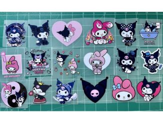 ตัวรีดการ์ตูน Kurumi โคโรมิ  set 2  สติกเกอร์รีดติดเสื้อ