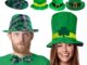 Unisex St. Patrick's Day Green Hats Adult Irish Leprechaun Shamrock Fancy Dress Access Gifts