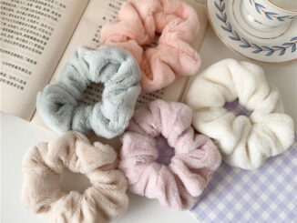 ยางมัดผมเกาหลี แฟชั่นสำหรับผู้หญิง สีสดใส