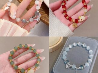 สร้อยข้อมือ ประดับลูกปัดหยก รูปกระต่ายนําโชค สไตล์จีนวินเทจ สําหรับผู้หญิง และคู่รัก