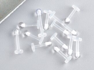 Onem 10 ชิ้น อะคริลิคใส ลิปสตั๊ด ต่างหูกระดูกอ่อน ต่างหูบาร์ Tragus n
