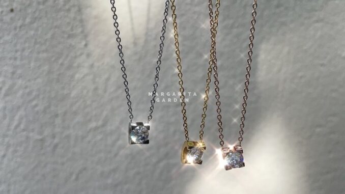 Margarita Dainty Luxe Diamond Pendant Necklace