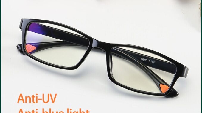 แว่นตาอ่านหนังสือ ป้องกันแสงสีฟ้า TR90 แว่นตาอ่านหนังสือเรซิ่น HD