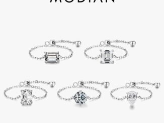 Modian แหวนเงินแท้ 925 5 สไตล์ ปรับได้ สีทอง เครื่องประดับ สําหรับผู้หญิง งานแต่งงาน