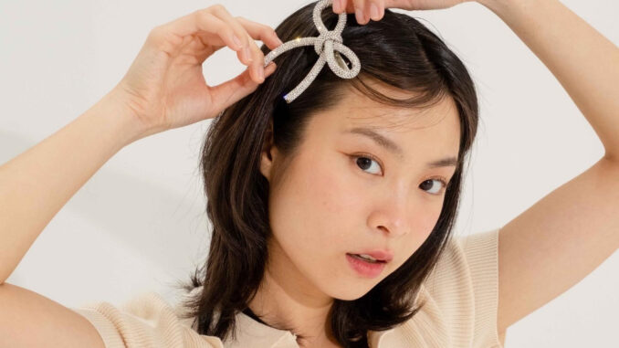 Kimmame - กิ๊บ รุ่น Bling Bow Hair Cip