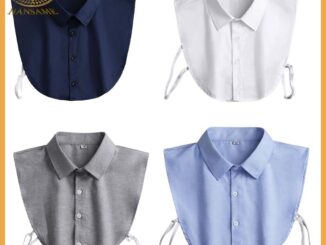 Han เสื้อเชิ้ตคอปก กระดุมปลอม ถอดออกได้ สีพื้น สําหรับผู้ชาย สํานักงาน