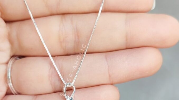 Silver-Aholic สร้อยคอInfinityเงินแท้