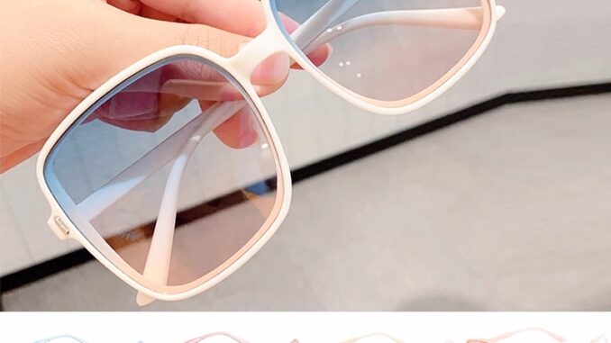 Ins Style แว่นตากันแดด ไล่โทนสี ทรงสี่เหลี่ยม ขนาดใหญ่ / แว่นตากันแดด ตกแต่งแฟชั่น วินเทจ คุณภาพสูง / แว่นตากันแดด ป้องกันรังสียูวี ย้อนยุค หลากสี สําหรับผู้หญิง ผู้ชาย