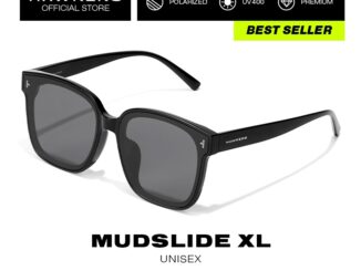 Hawkers Black Mudslide Xl Asian Fit แว่นตากันแดด สําหรับผู้ชาย และผู้หญิง ป้องกัน Uv400 สินค้าอย่างเป็นทางการ ออกแบบในสเปน Hmud22Bbta