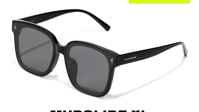 Hawkers Black Mudslide Xl Asian Fit แว่นตากันแดด สําหรับผู้ชาย และผู้หญิง ป้องกัน Uv400 สินค้าอย่างเป็นทางการ ออกแบบในสเปน Hmud22Bbta