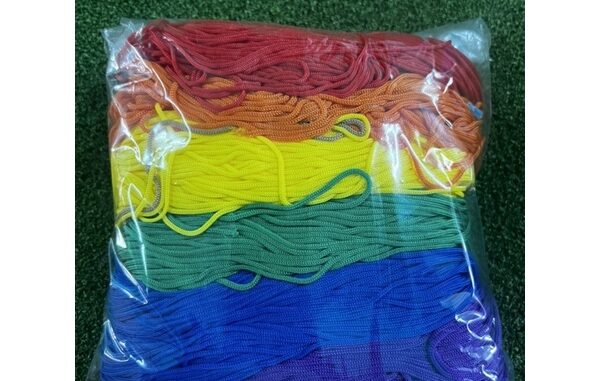 เชือกร่มสีพื้นคละะสี